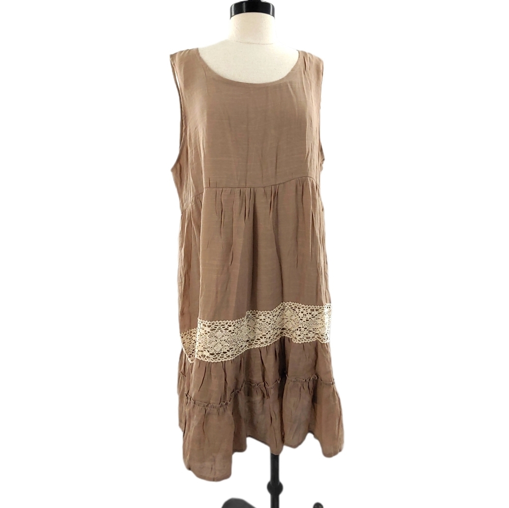 Coco & Carmen boho dress with crochet detailing